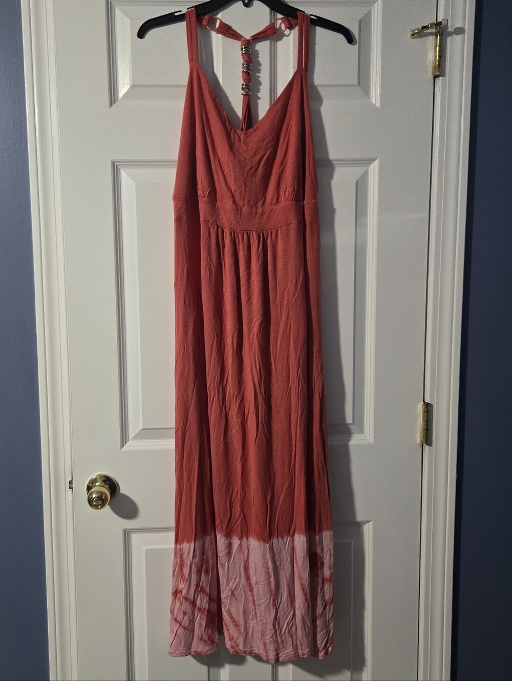 American Rag Maxi Dress with Light Tie-Dye Hem